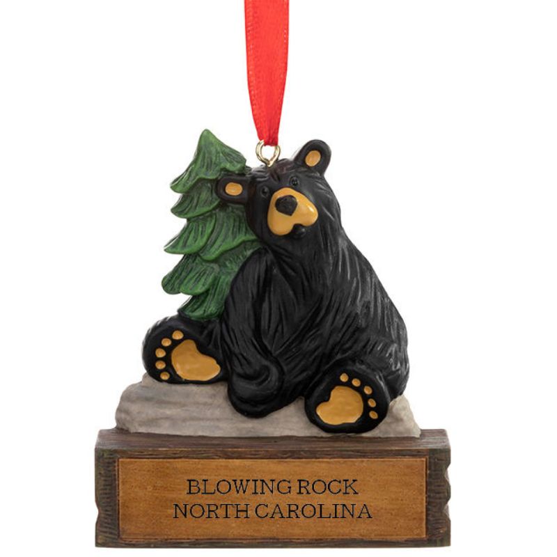 Blowing Rock Bart Bear Ornament